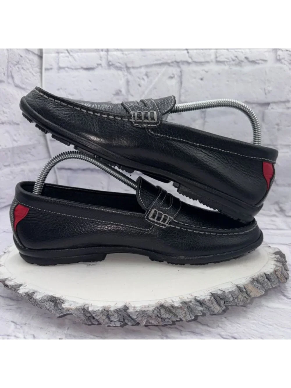 Footjoy Club Penny Loafer Men's 8 M Black Leather Casual Slip On Shoes 79047